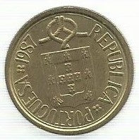 Portugal - 10$00 1987 (Km# 638) Mundo Rural