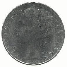 Italia - 100 Liras 1961 (Km# 96)