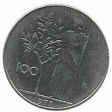 Italia - 100 Liras 1977 (Km# 96)