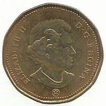 Canadá - 1 Dolar 2008 (Km# 787) Jogos Olimpicos