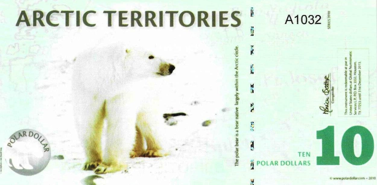 Artico - 10 Dolares 2010 (# Nl)