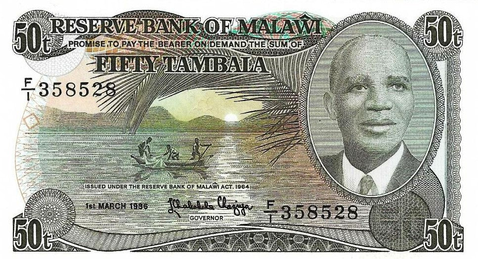 Malawi - 50 Tambala 1986 (# 18)