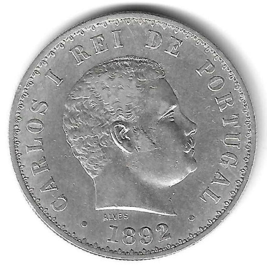 Portugal - 500 Reis 1892 (Km# 535)