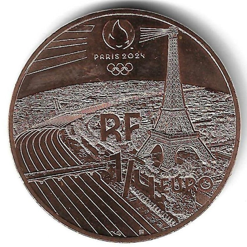 França - 1/4 Euro 2022 (Km# 3162) Ciclismo