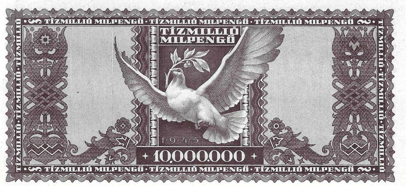 Hungria - 10 Milhoes Pengo 1946 (# 129)