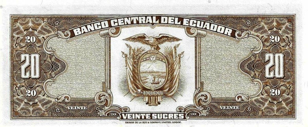 Equador - 20 Sucres 1983 (# 115b)