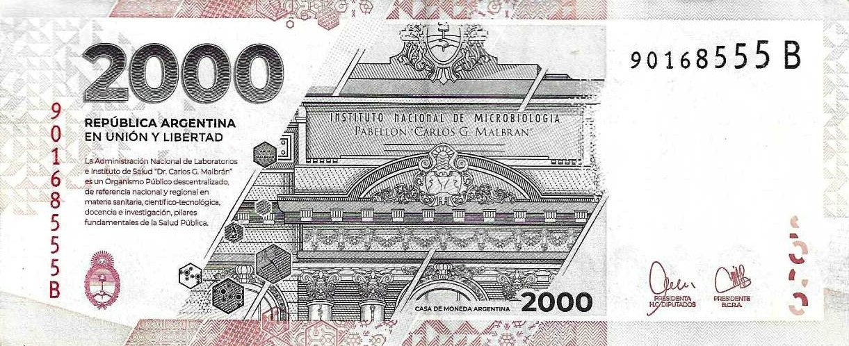 Argentina - 2000 Pesos 2023 (# 368a)