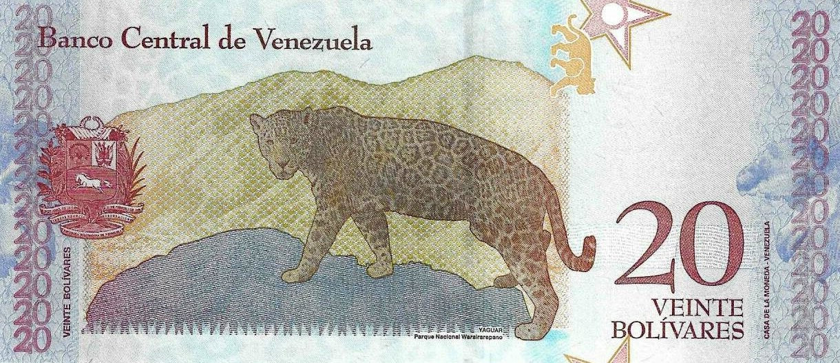 Venezuela - 20 Bolivares 2018 (# 104a)