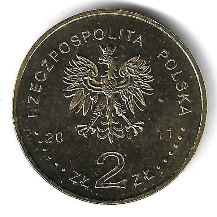 Polonia - 2 Zlote 2011 (Km# 799) Clubes Futebol