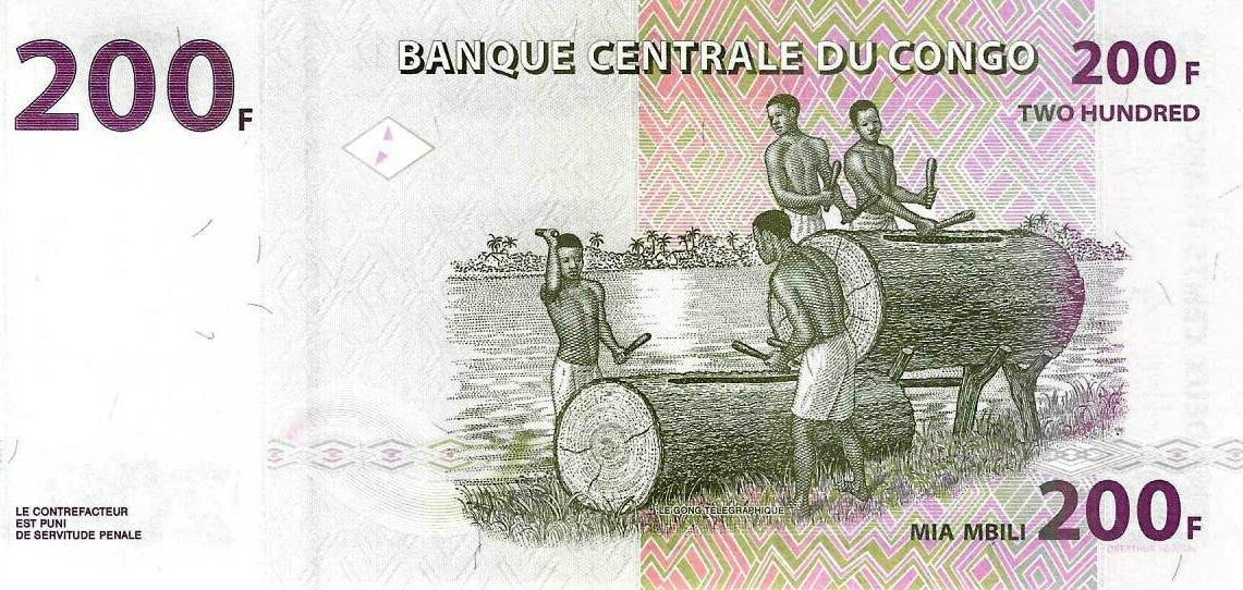 Congo - 200 Francos 2022 (# 99b)