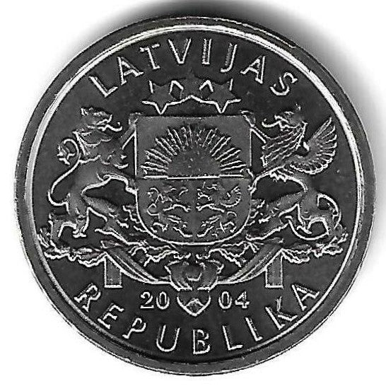 Letonia - 1 Lats 2004 (Km# 61) Spriditis