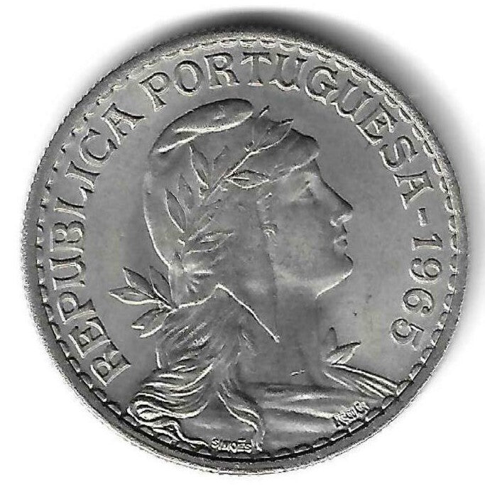 Portugal - 1$00 1965 (Km# 578)