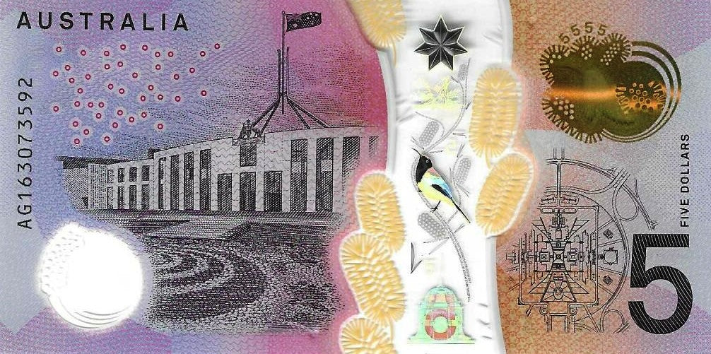 Australia - 5 Dolares 2016 (# 62a)