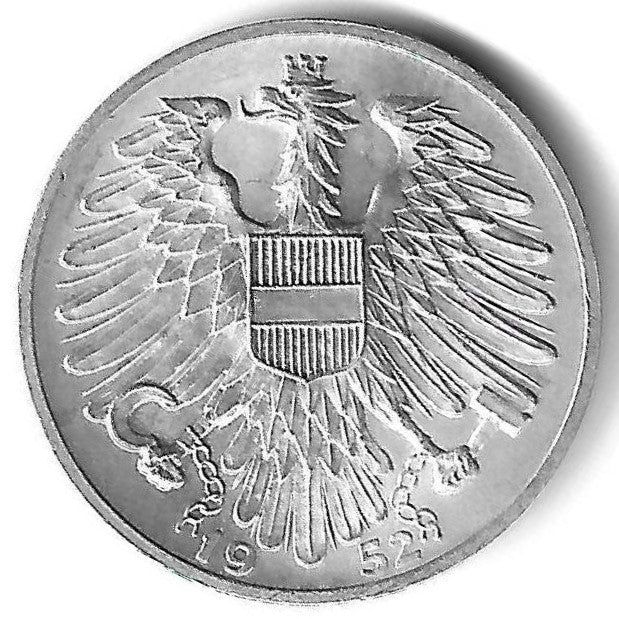 Austria - 1 Schilling 1952 (Km# 2871)