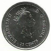 Canadá - 25 Centimos 2000 (Km# 373) Saude