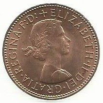 Inglaterra - 1/2 Penny 1965 (Km# 896)