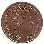 Inglaterra - 1 Penny 2008 (Km# 1107)