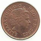 Inglaterra - 1 Penny 2002 (Km# 986a)