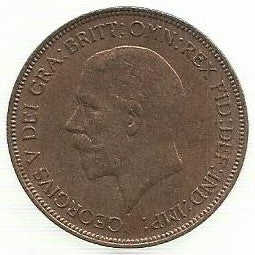 Inglaterra - 1 Penny 1935 (Km# 838)