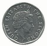 Este Caribean States - 1 Centimo 2002 (Km# 34)