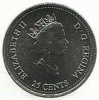 Canadá - 25 Centimos 2000 (Km# 382) Patrimonio Natural