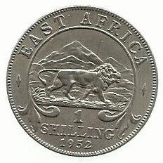 East Africa - 1 Shilling 1952 (Km# 31)