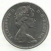 Canada - 5 Centimos 1976 (Km# 90.1)