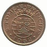S.T. Principe - 50 Centavos 1962 (Km# 17.1)