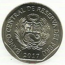 Peru - 1 Sol 2017 (Km# 403) Urso