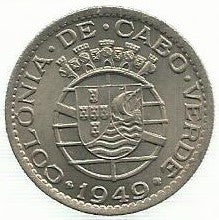 Cabo Verde - 1$00 1949 (Km# 7)