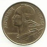 França - 10 Centimos 1970 (Km# 929)