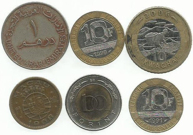 Moeda estrangeira - Várias