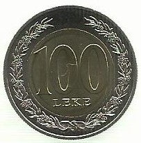 Albania - 100 Leke 2000 (Km# 80)