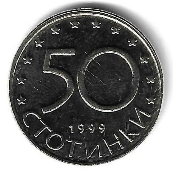 Bulgaria - 50 Stotinki 1999 (Km# 242)
