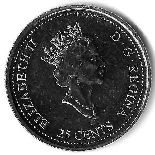 Canada - 25 Centimos 1999 (Km# 344) Março