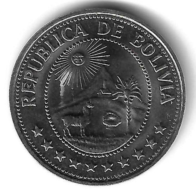 Bolivia - 50 Centavos 1978 (Km# 190)