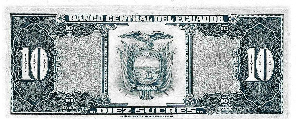 Equador - 10 Sucres 1983 (# 114b)