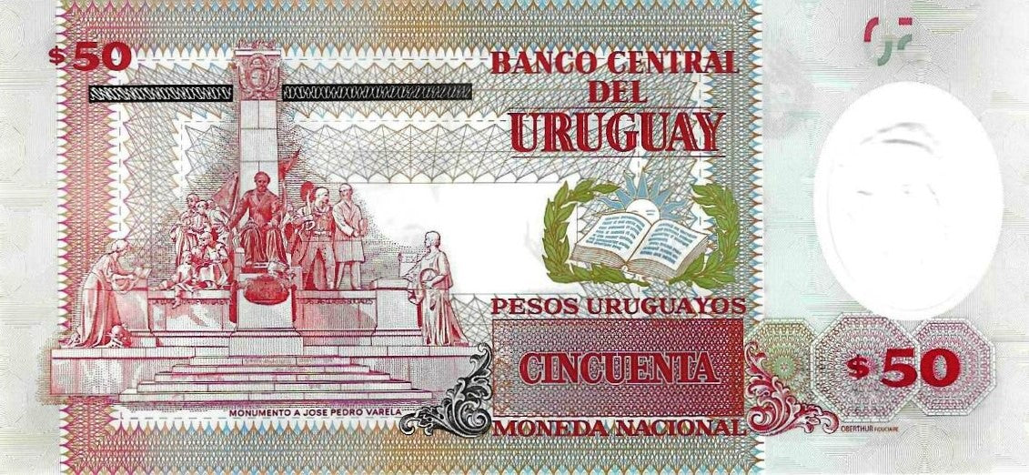 Uruguai - 50 Pesos 2021 (# 102a)
