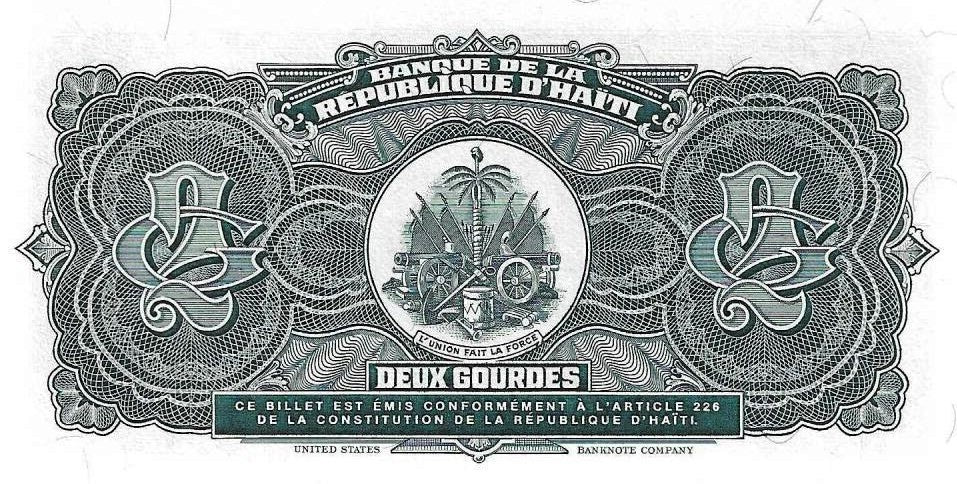 Haiti - 2 Gourdes 1990 (# 254)
