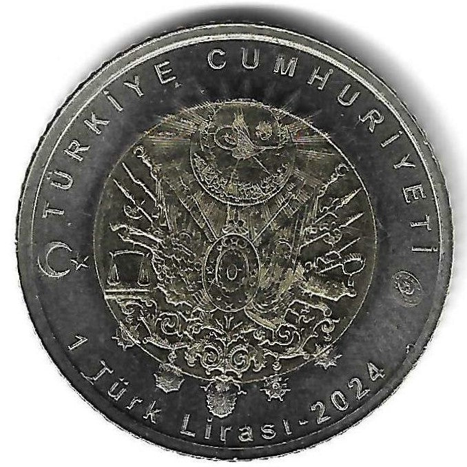 Turquia - 1 Lira 2024 (Km# ..) Bayezid II