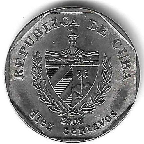 Cuba - 10 Centavos 2009 (Km# 576.1)