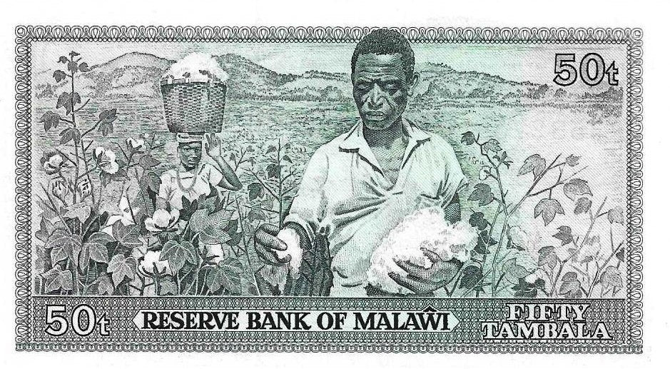 Malawi - 50 Tambala 1982 (# 13d)