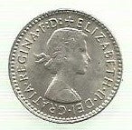 Australia - 3 Pence 1956 (Km# 57)