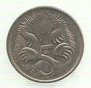 Australia - 5 Centimos 1981 (Km# 64)