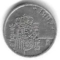Espanha - 1 Peseta 1997 (Km# 832)