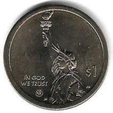 USA - 1 Dolar 2021 (Km# ..) Carolina Norte