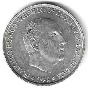 Espanha - 100 Pesetas 1966 (Km# 797)