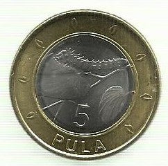 Botswana - 5 Pula 2016 (Km# ..)