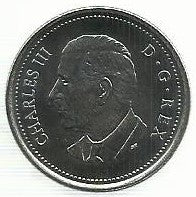 Canada - 25 Centimos 2023 (Km# 3337)