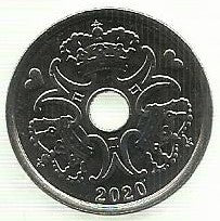 Dinamarca - 2 Kroner 2020 (Km# 874)